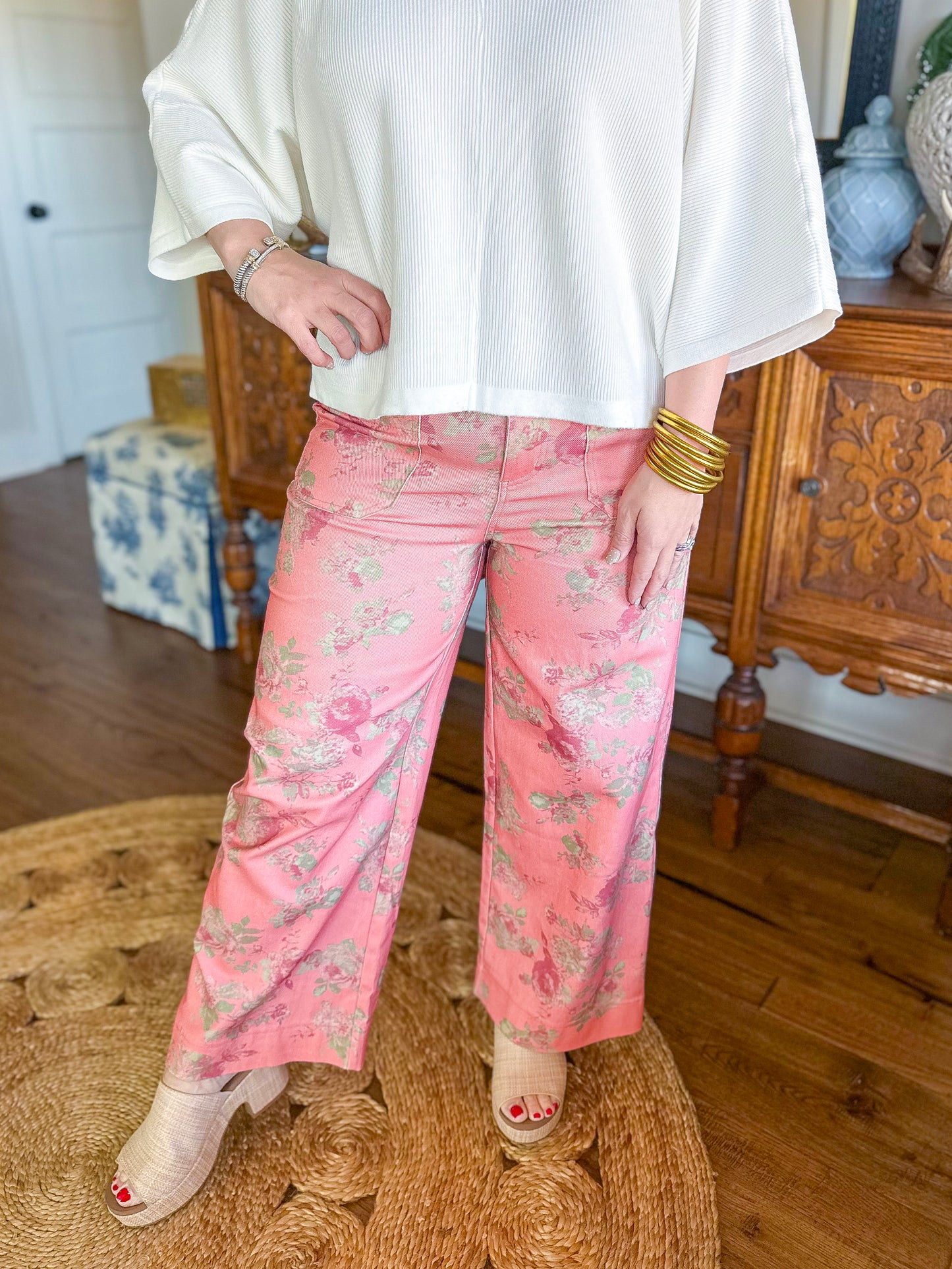 The Camellia Denim Pants
