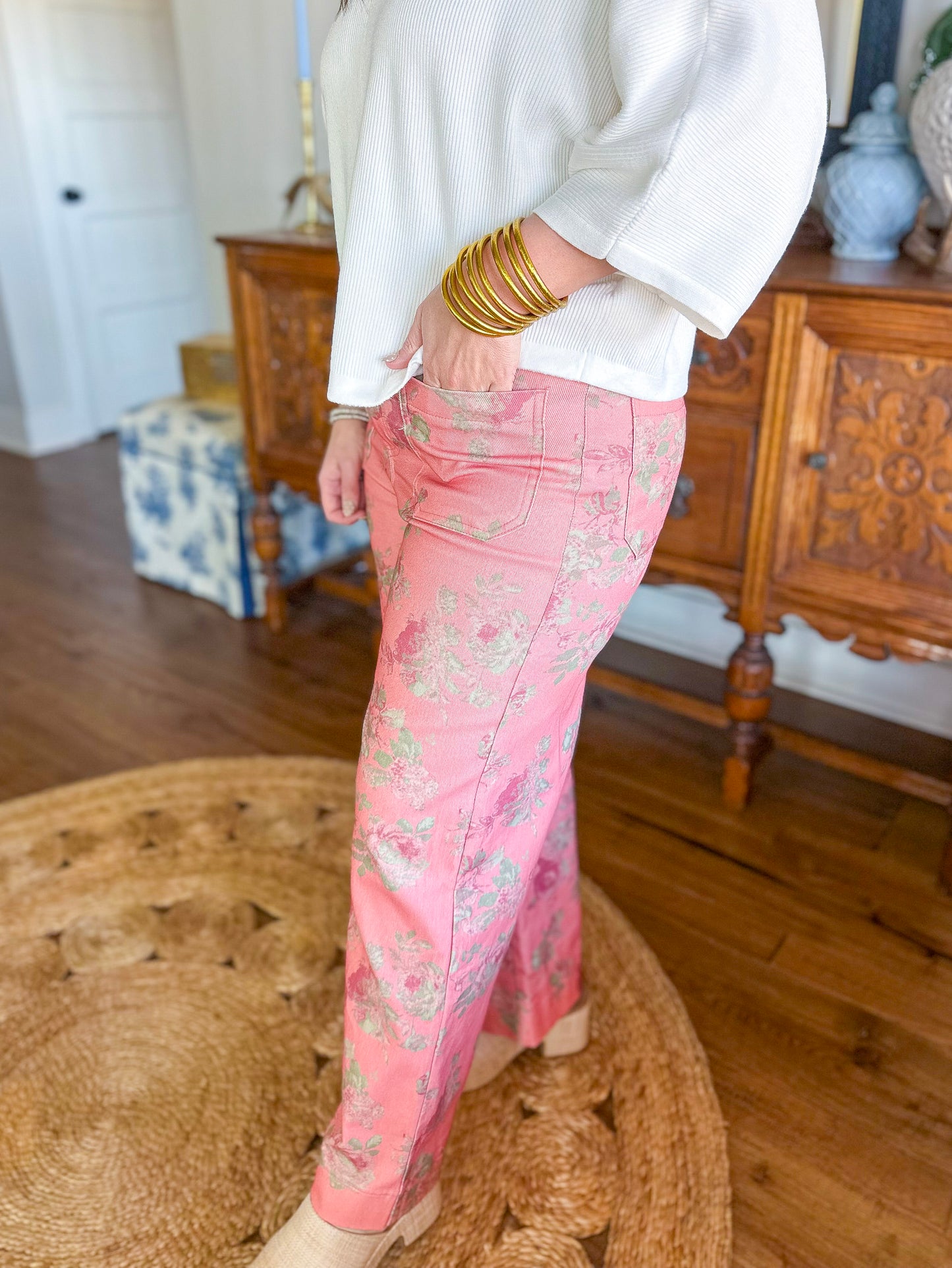 The Camellia Denim Pants
