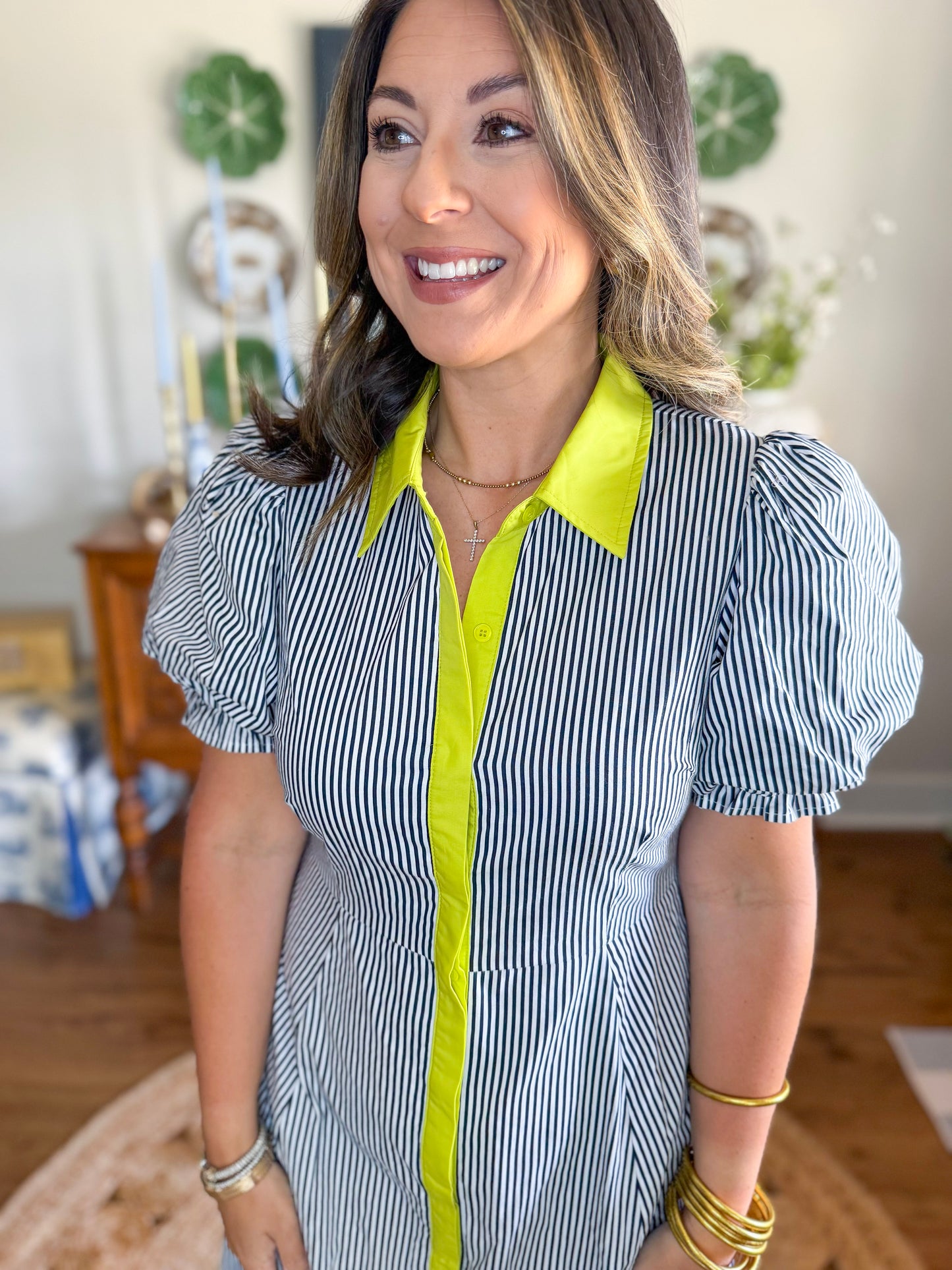 Uptown Charm Midi Dress