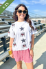 The Georgia All Over Sequin Boxy Tee