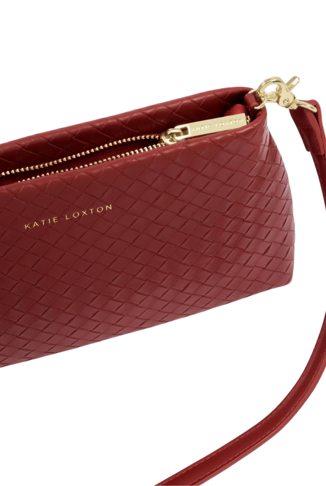 Katie Loxton | Nova Small Shoulder Bag in Crimson