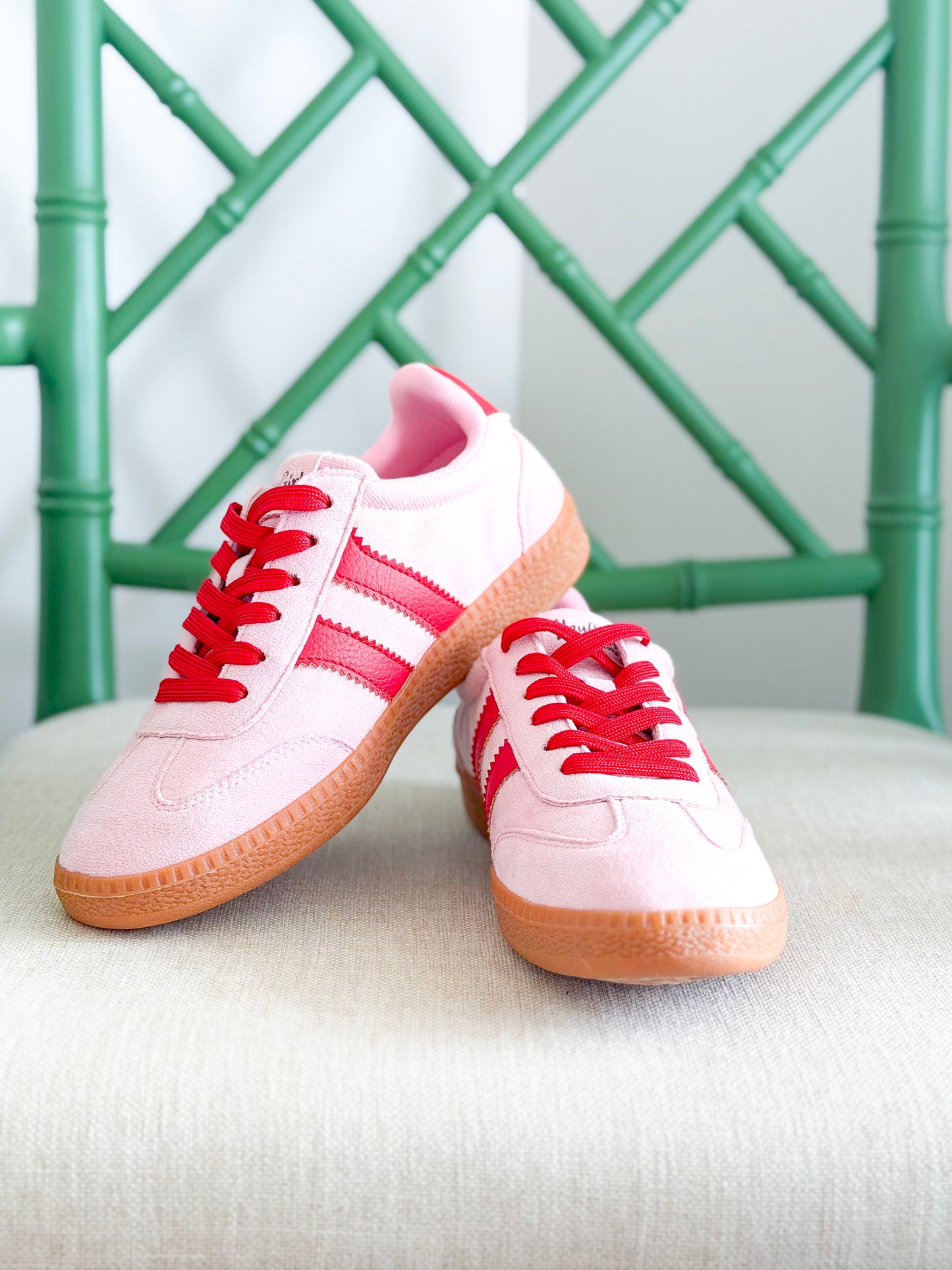 Corkys | Heads Up Sneakers in Red/Pink