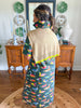 Caryn Lawn | Caryn Shaw in Khaki/Lime