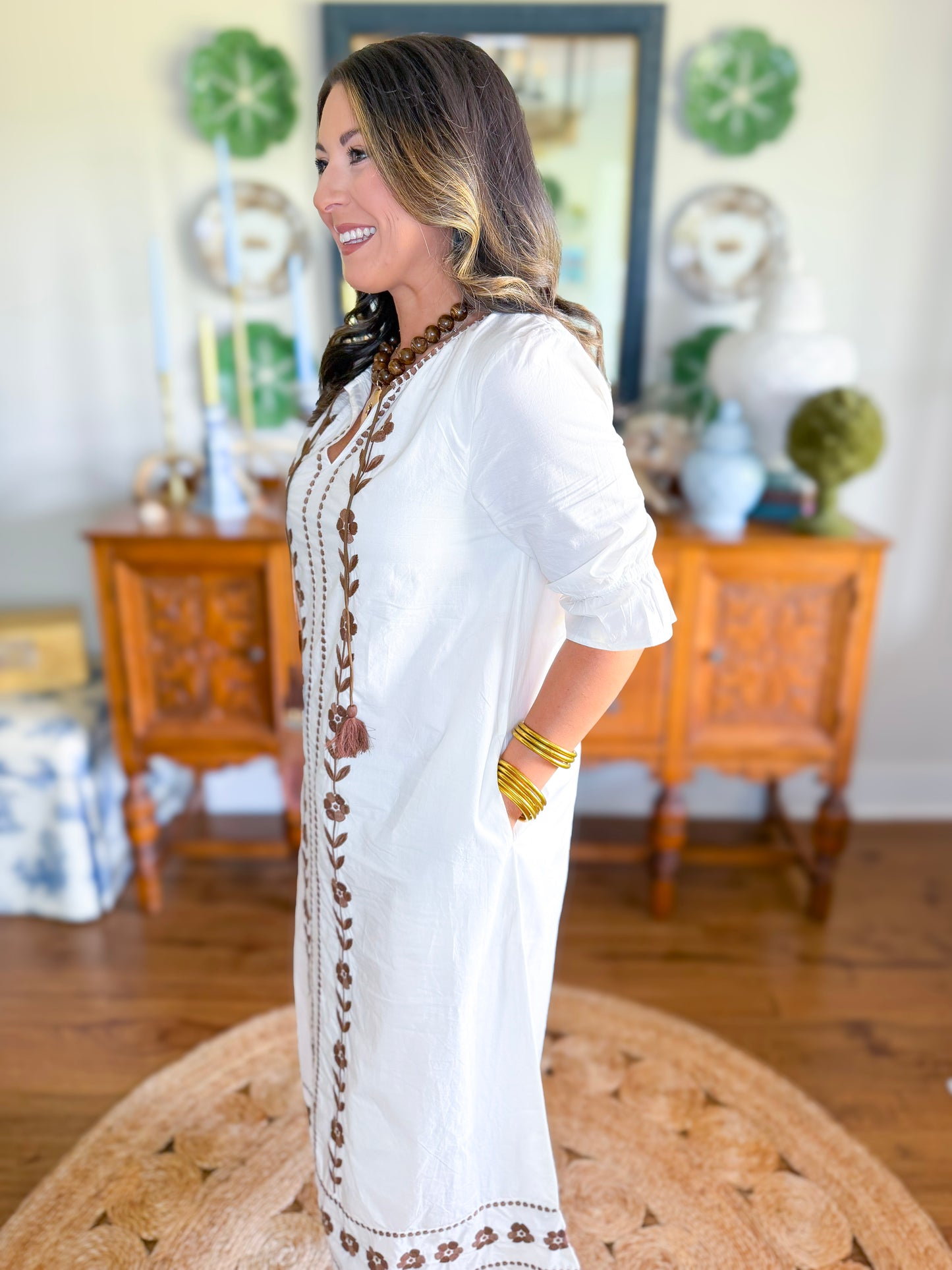Victoria Dunn | Bella Maxi in Autumn Vine