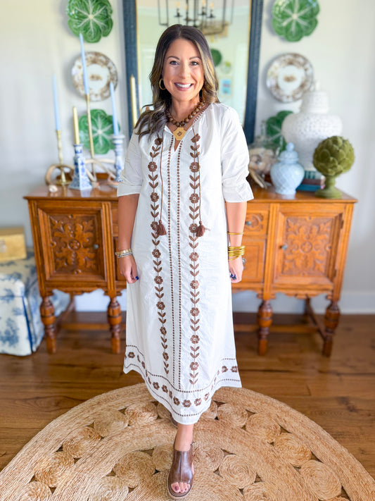 Victoria Dunn | Bella Maxi in Autumn Vine