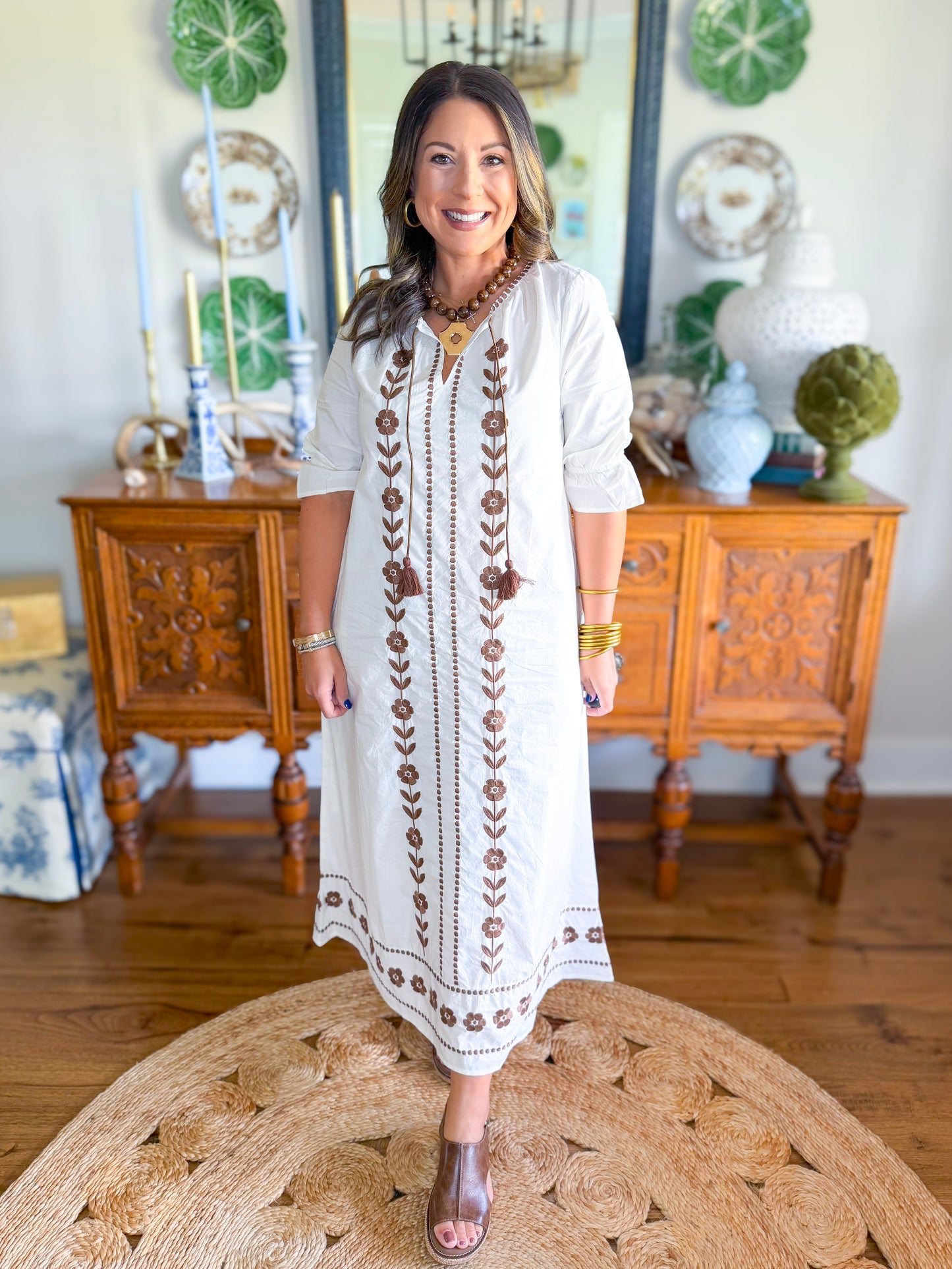 Victoria Dunn | Bella Maxi in Autumn Vine