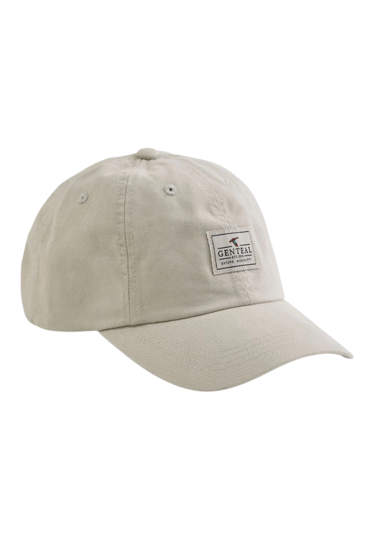 Gen Teal | Stone Cotton Twill Patch Hat