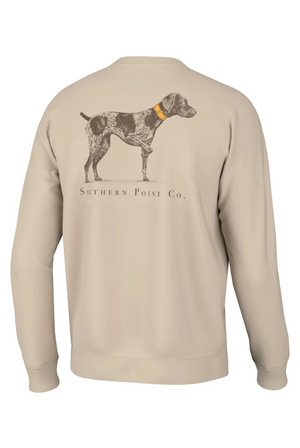 Southern Point GREYTON DETAIL LONG SLEEVE TEE in Sandstone