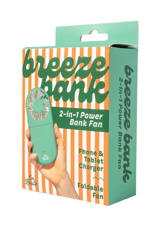 En Route Breeze Bank 2-in-1 Power Bank Fan
