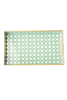 Green Cane Vanity Tray