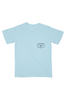 Hunt To Harvest Badge T-Shirt in Columbia Blue