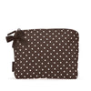 Casemate | Crinkle Make Up Bag in Espresso Polka Dot