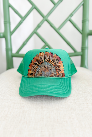 Spruced Feather Trucker Hat