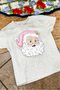 Kids Santa with Pink Hat T-Shirt