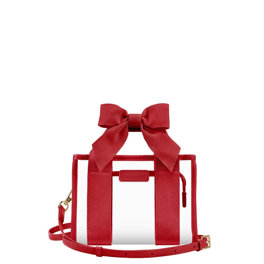Casemate | Jelly Stadium Bag in Varsity Red Bow
