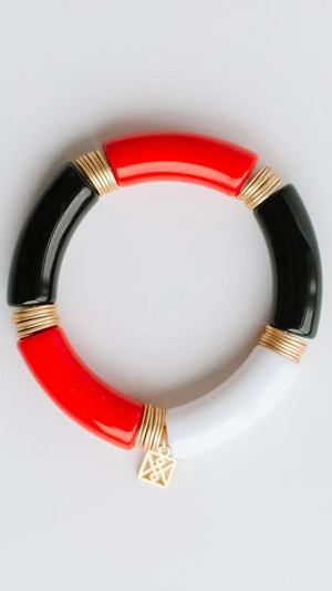 The Murphy Bracelet in Red/Black