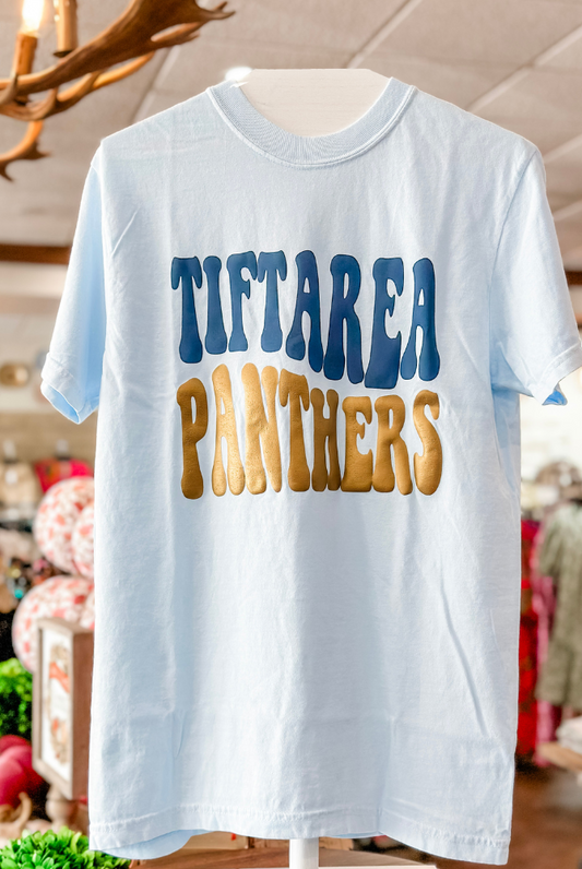 Tiftarea Panthers Retro Puff Vinyl T-Shirt