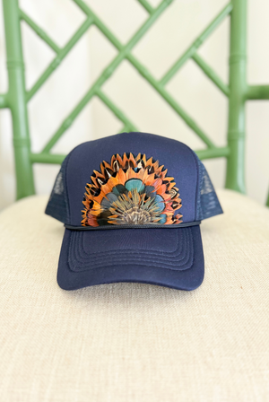 Lola Feather Trucker Hat