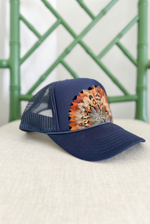 Raylee Feather Trucker Hat