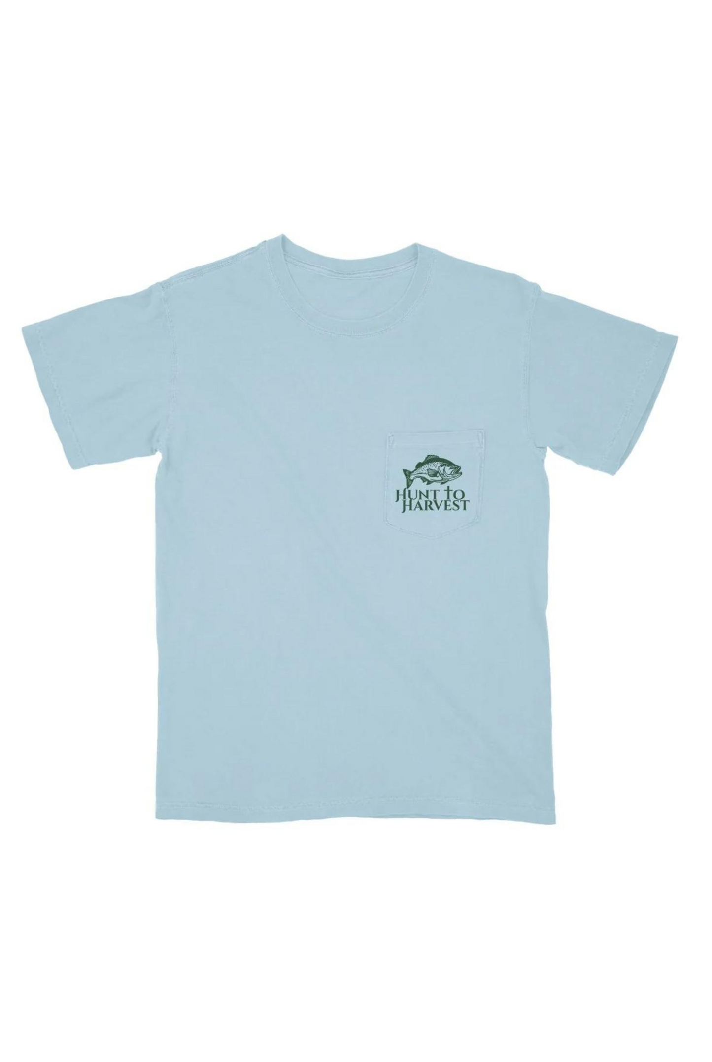 Hunt To Harvest Rippin Lips T-Shirt in Columbia Blue