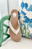 Yellowbox Fanzie Flip Flop Sandal in Ivory