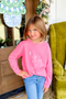 Girl's Pink Nutcracker Ballerina Long Sleeve Tee