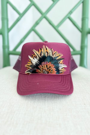 Ragen Feather Trucker Hat