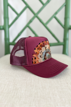 Rebecca Feather Trucker Hat