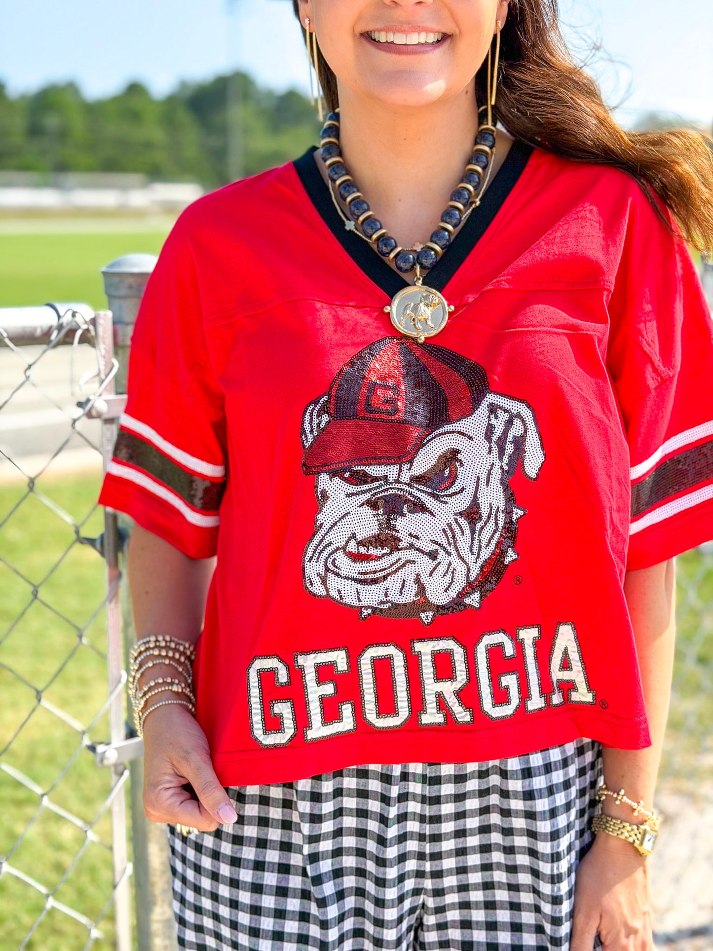 Stewart Simmons | GA Blitz Sequin Jersey Tee
