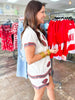 Mary Square Ginny Set in Red & Black