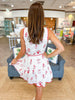 Patriotic Petals Mini Dress