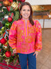 Christmas Cheer Jacquard Top