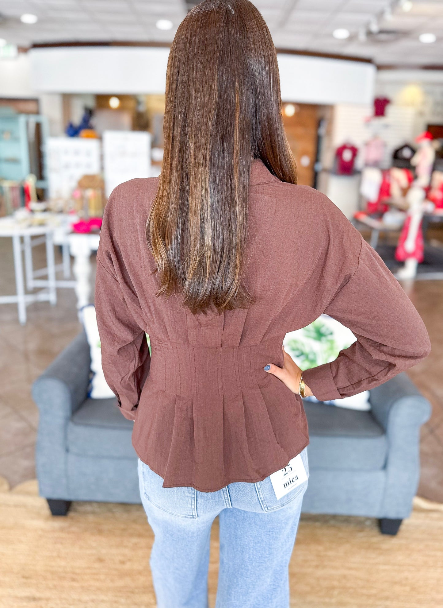 Espresso Charm Top