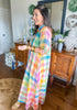 Sunshine Tienda | Rainbow Plaid Oasis Dress