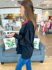 The Jetset Pullover Top in Black