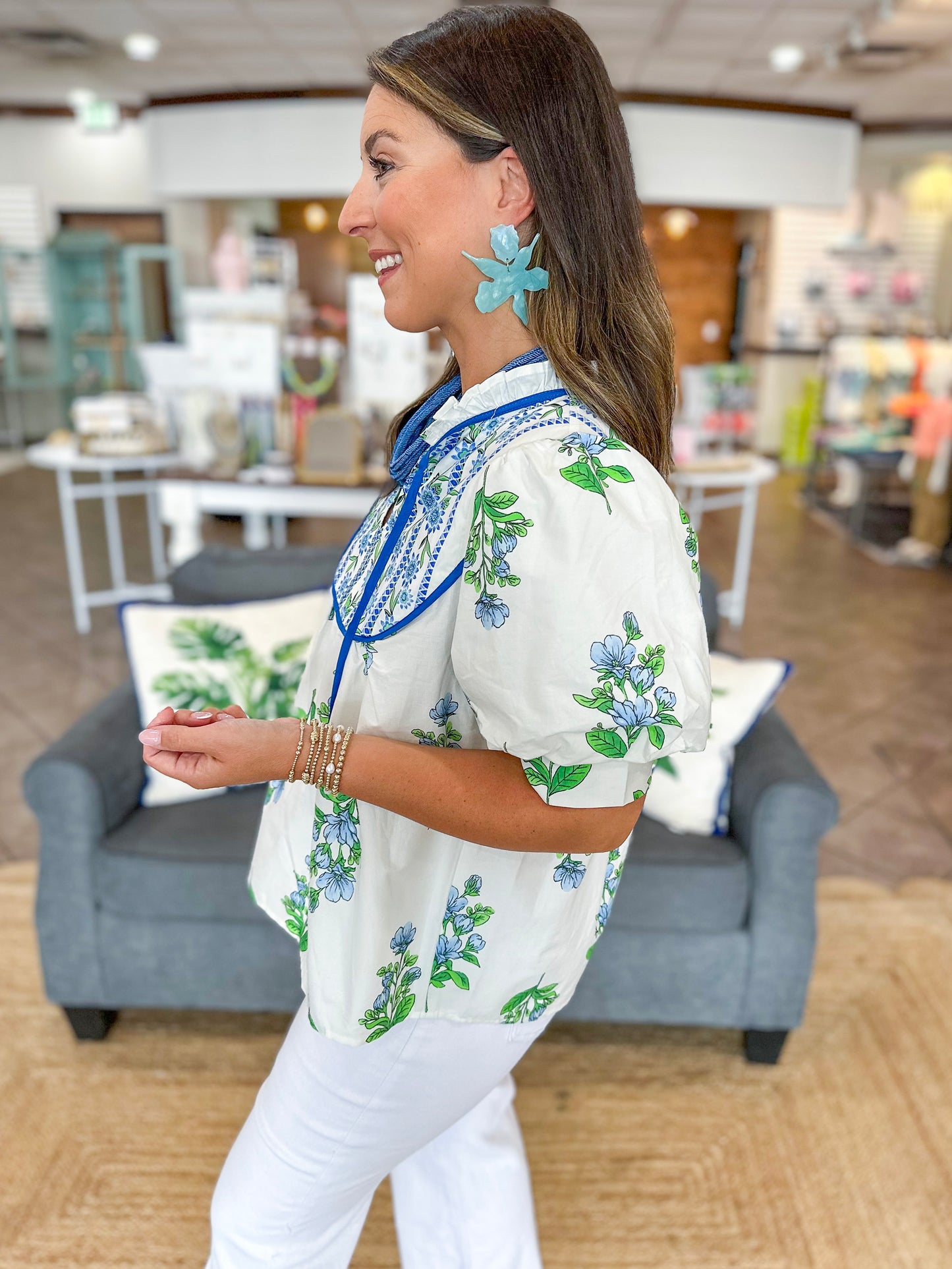 Garden Muse Floral Top