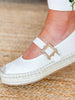 The Wynonna Espedrille in Beige