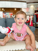 Saltwater Boys Jack Shortall in Red Stripe/Football