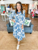 September Skies Midi Dress