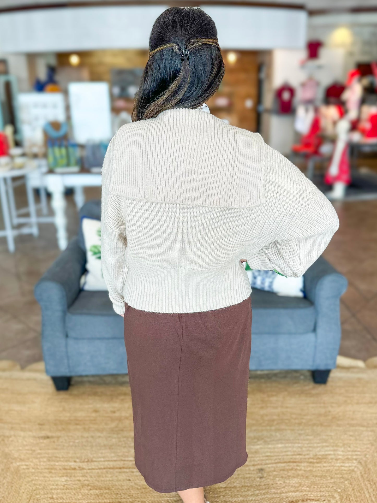 Cozy Layers Zip-Up Cardigan