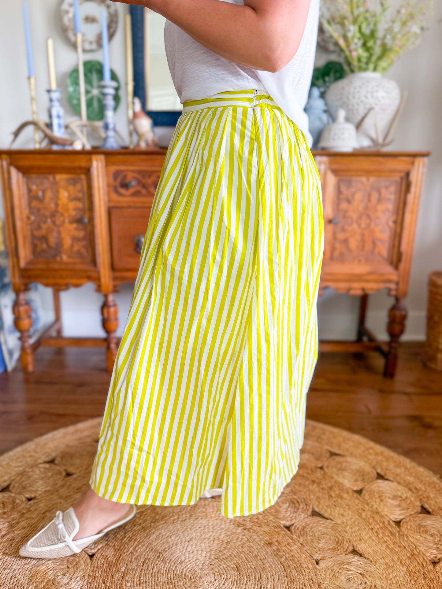 The Limoncello Stripe Skirt