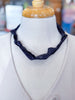 The Claire Scarf Necklace in Black