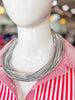 Chic Leatherette Strand in Silver