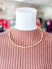 Chic Simple Serpentine Collar in Gold