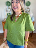 The Olive Lace Top