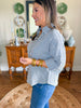 The Bramble Top in Navy
