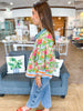 Charming Glance Tie Top