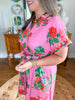 Yana Dress in Pink Isles