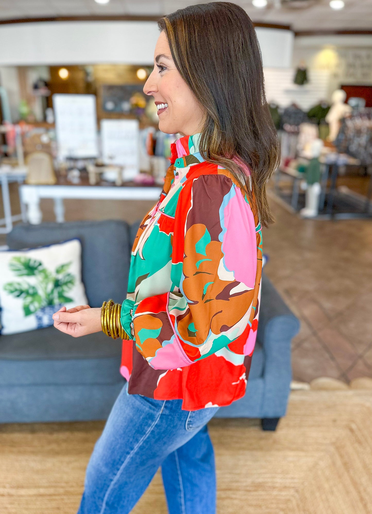 Crosby Worth Blouse in O'Keefe