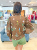 Ivy of Fall Top in Brown
